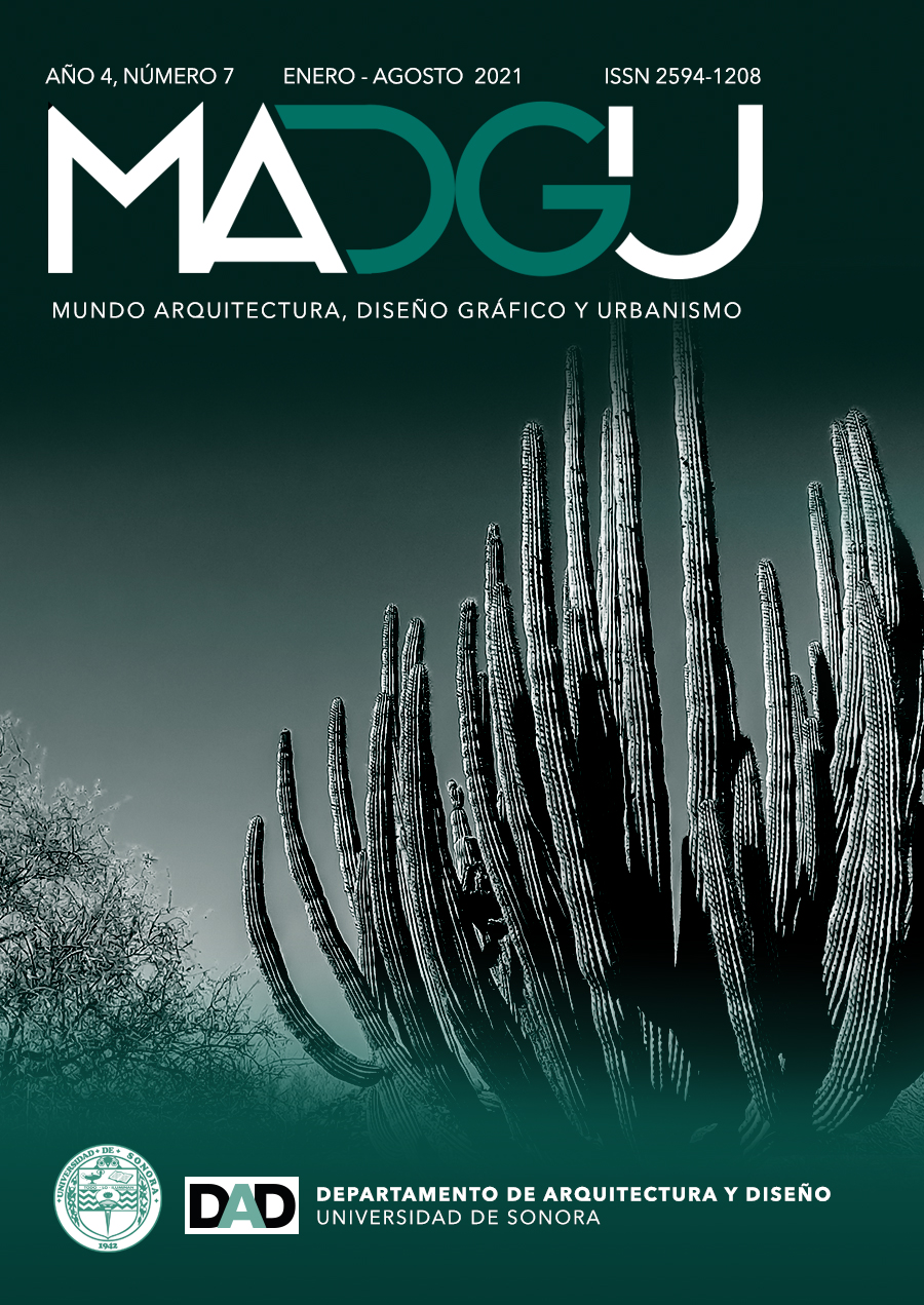 					Ver Vol. 4 Núm. 7 (2021): MADGU. Mundo, Arquitectura, Diseño Gráfico y Urbanismo
				